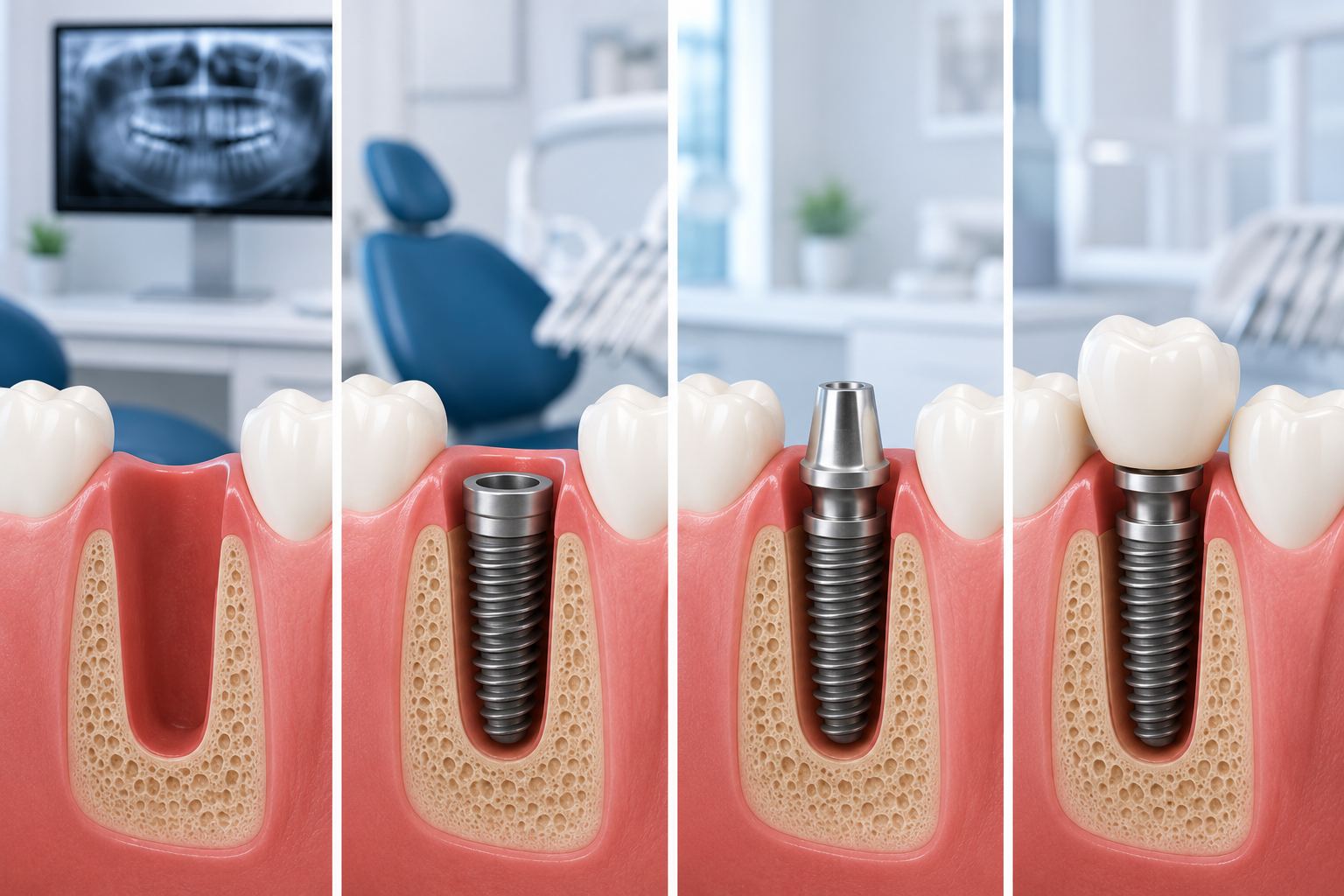 Dental Implants Work at a Dentist in Tupelo